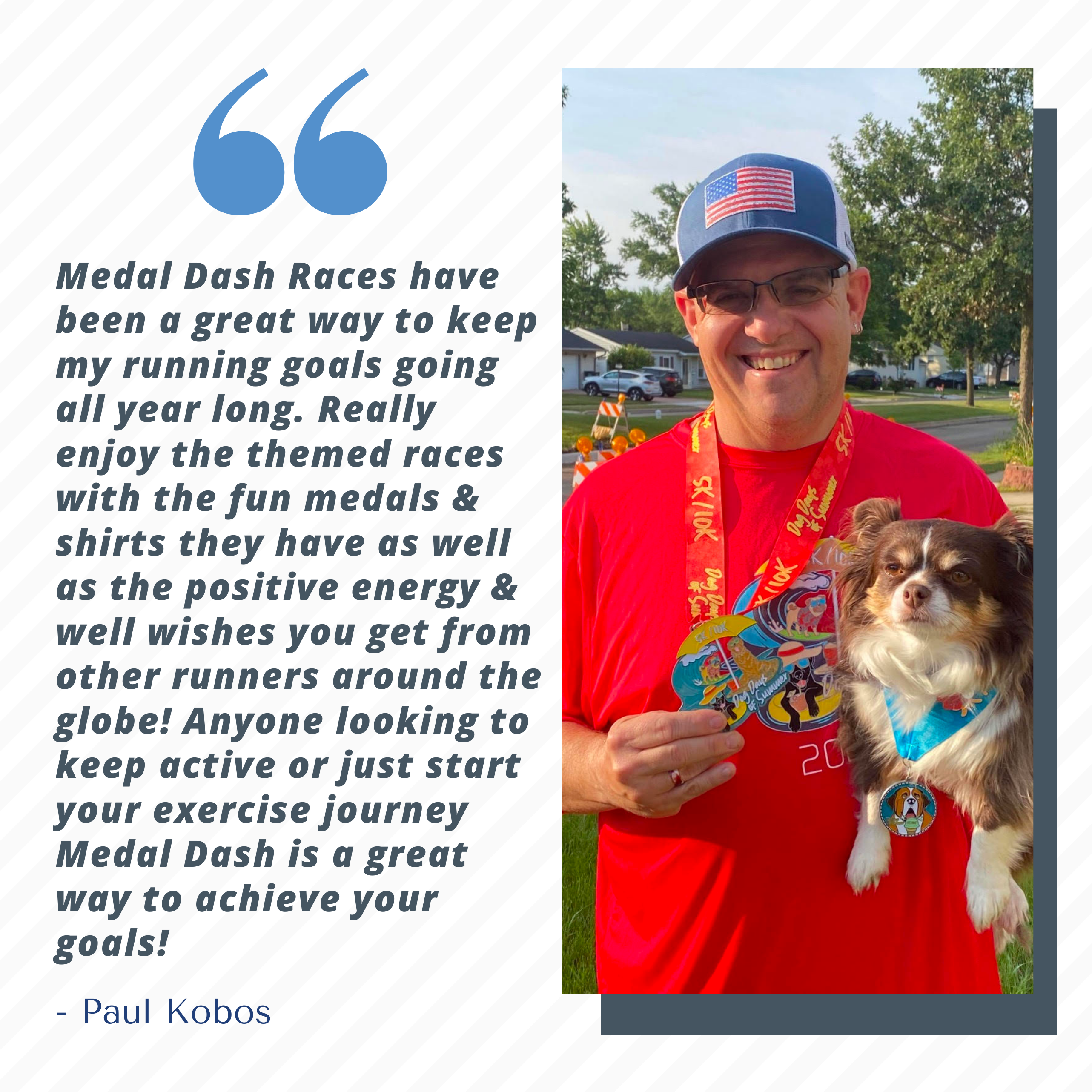 medal dash customer experience - paul k.