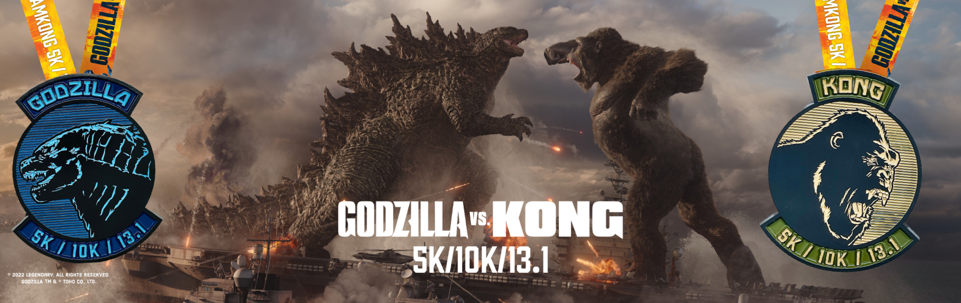 Godzilla vs. Kong 5K/10K/13.1