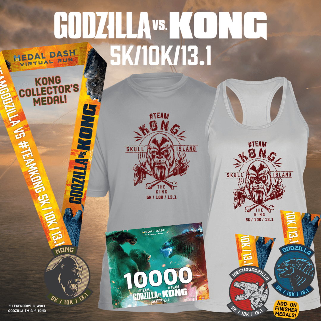 Godzilla vs. Kong 5K/10K/13.1-Medal Dash