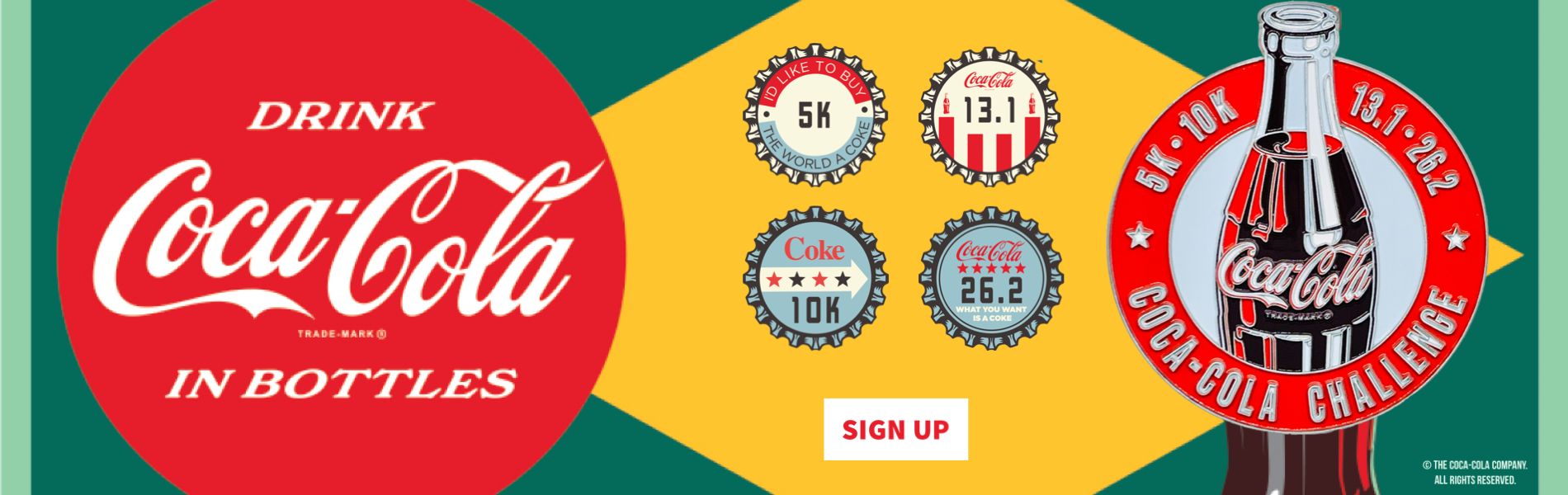 Coca Cola challenge 5K 10k 13.1 26.2