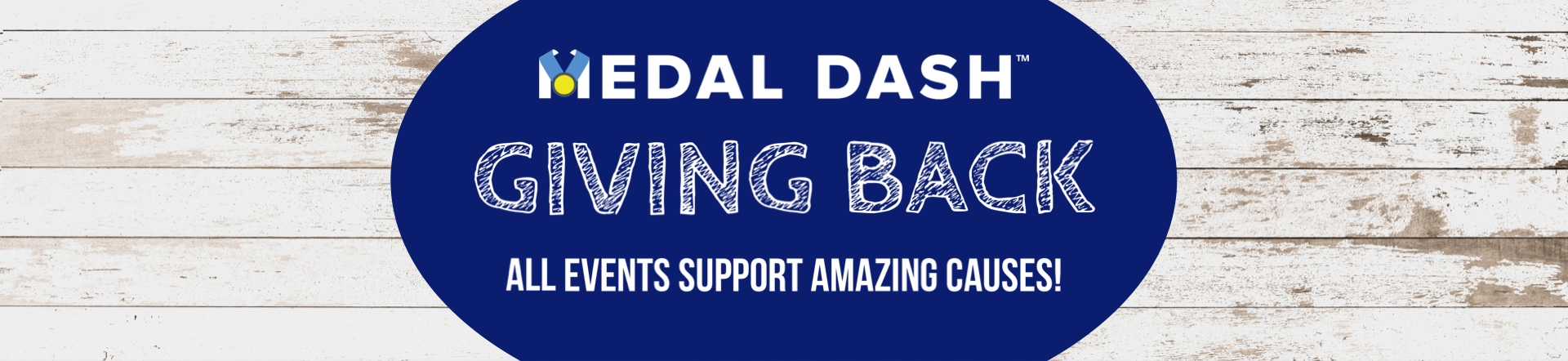medal dash giving back page all events support amazing causes