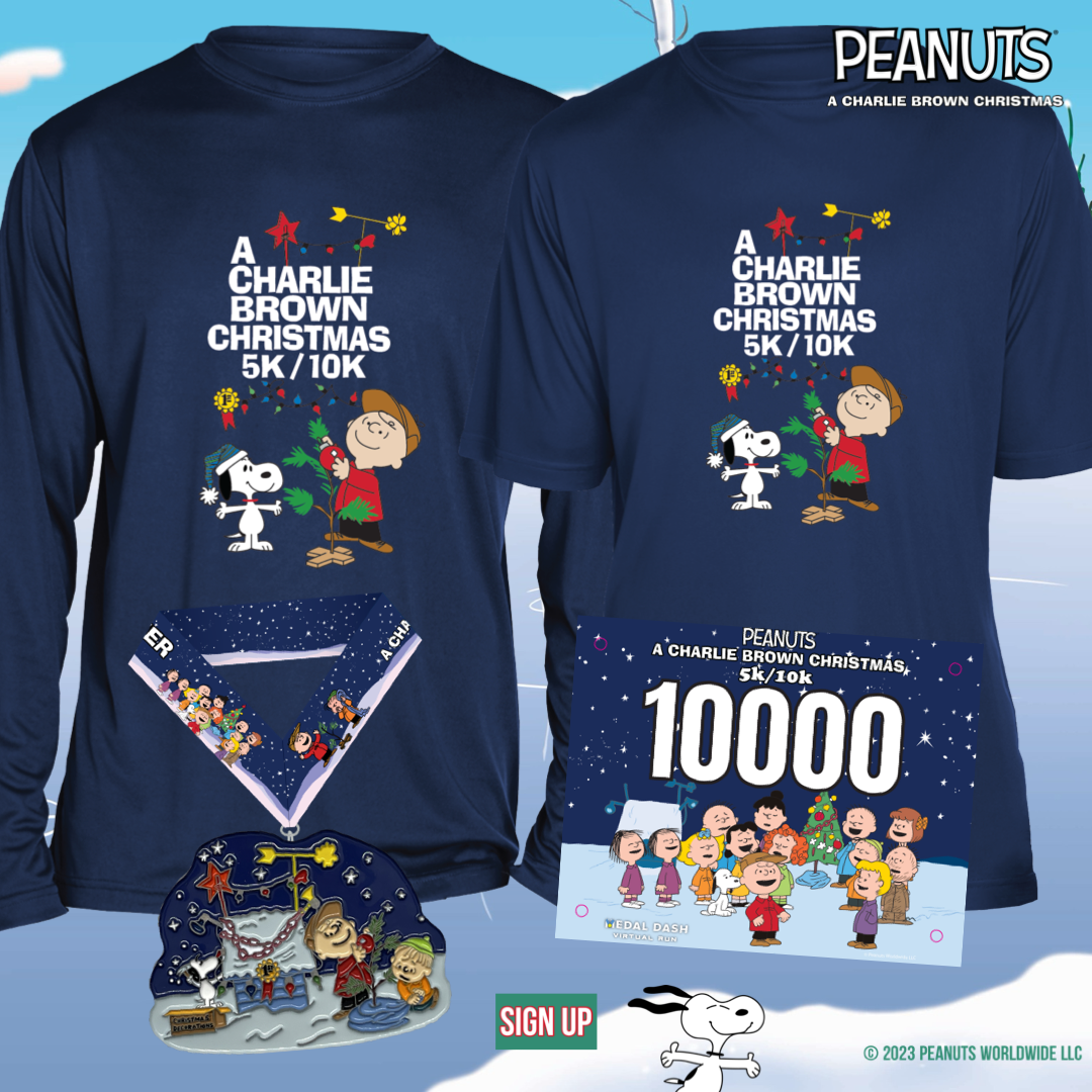a charlie brown christmas 5k 10k 13.1