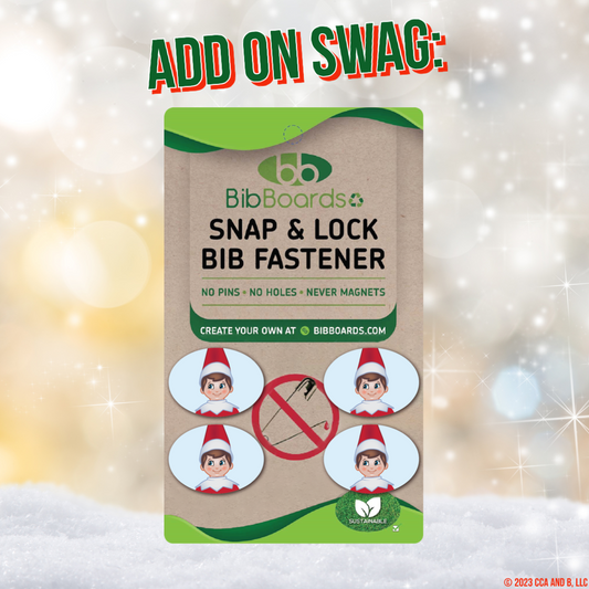 L'Elfe sur l'étagère Bavoir Snaps