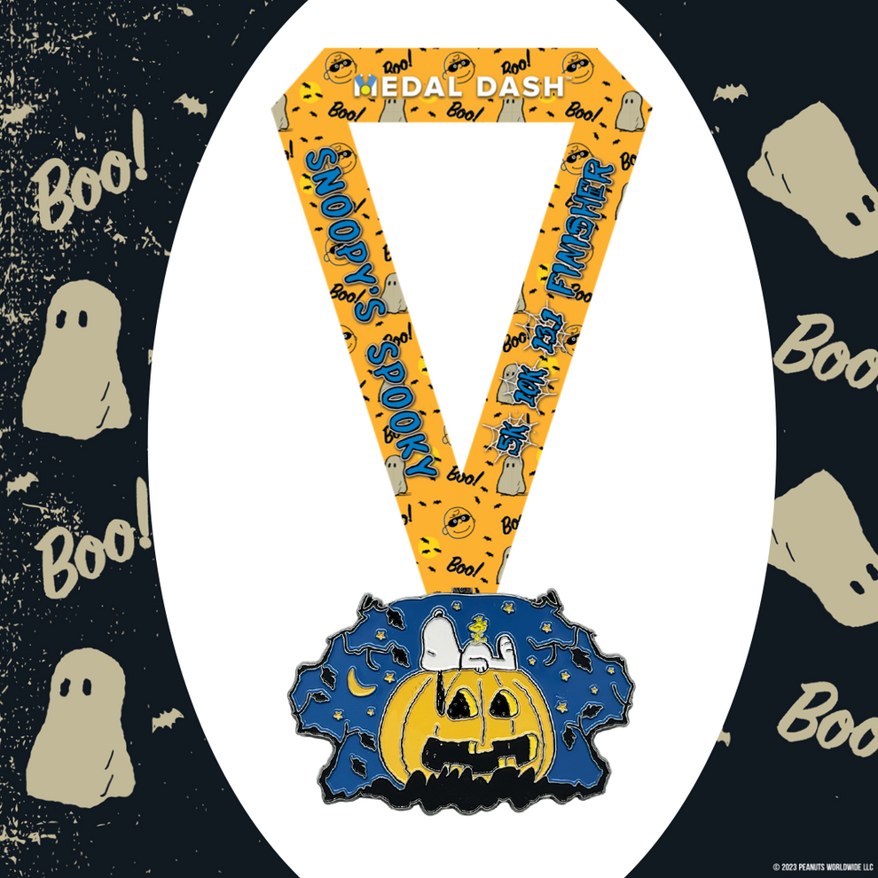 Snoopy's Spooky Add On Finisher Medal Medal Dash