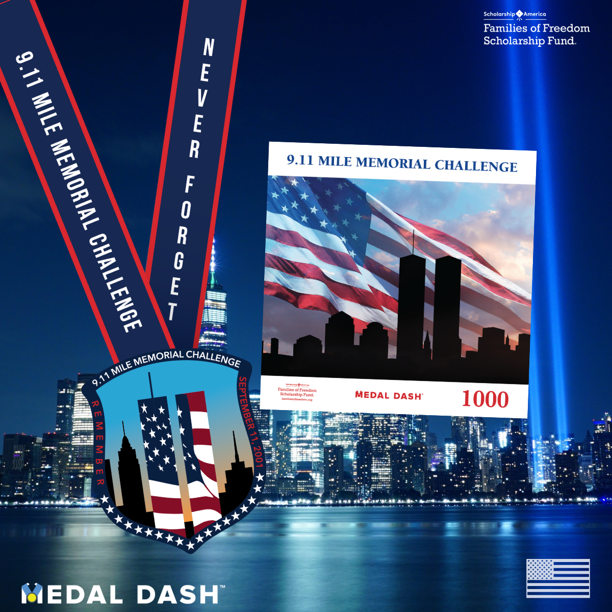 5th Annual Mile Memorial Challenge Medal Dash
