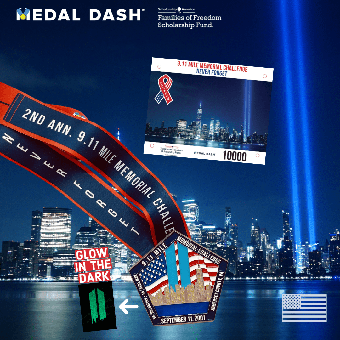 9.11 Mile Memorial Challenge - Medal Dash