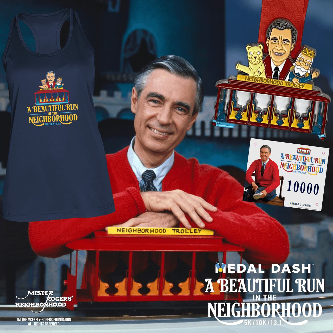 A Beautiful Run In the Neighborhood 5K/10K/13.1 - Medal Dash