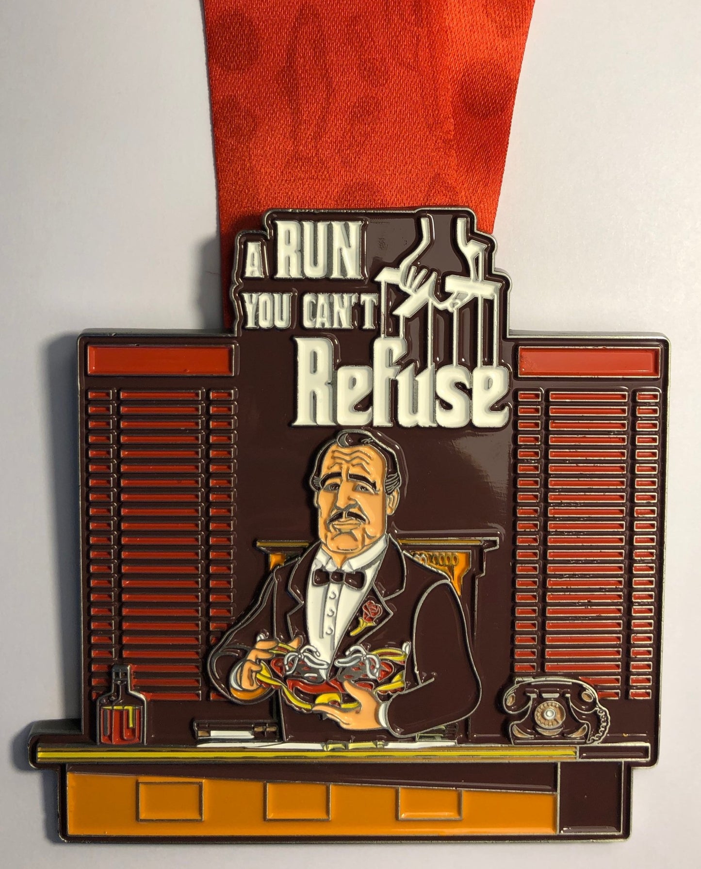 A Run You Can't Refuse 5K/10K/13.1: Finisher Medal-Medal Dash