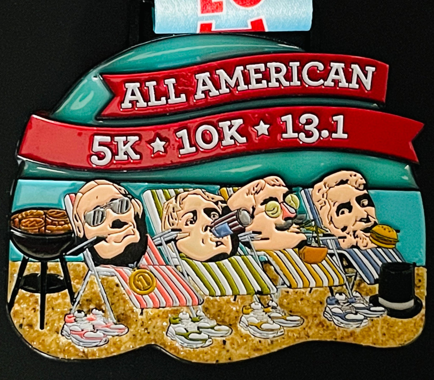 All-American 5K/10K/13.1: Vol. #3 Finisher Medal-Medal Dash