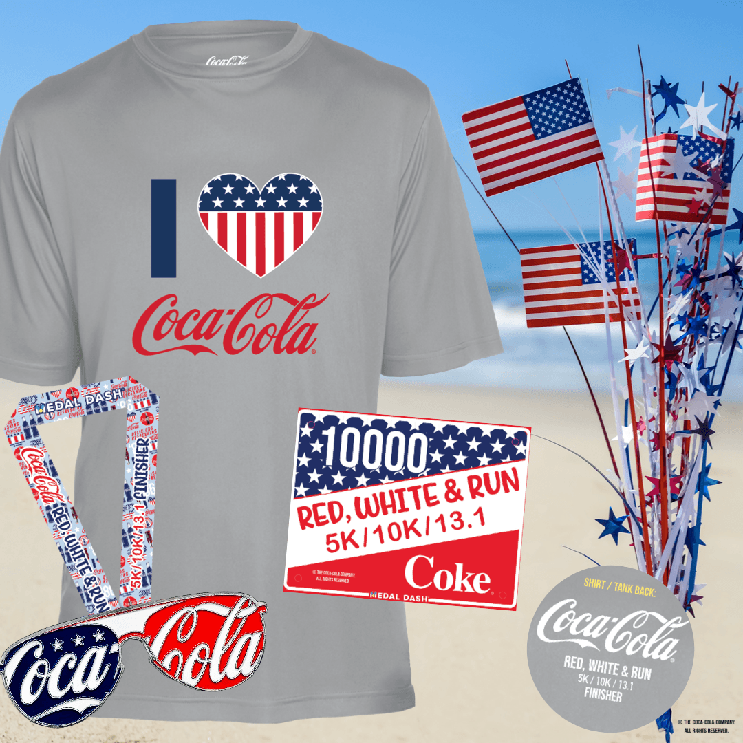 Coca-Cola: Red, White & Run 5K/10K/13.1-Medal Dash