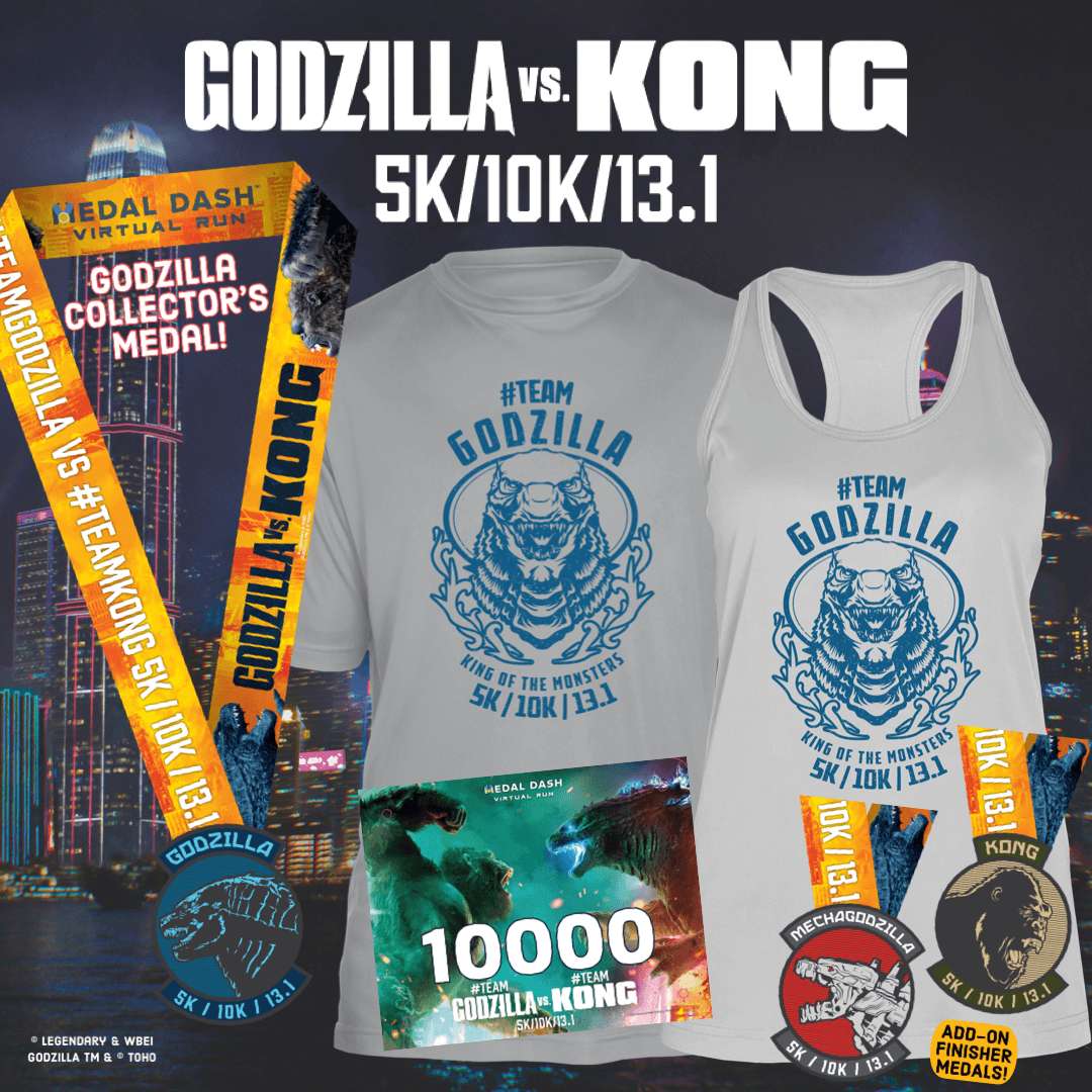 Godzilla vs. Kong 5K/10K/13.1-Medal Dash