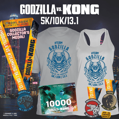 Godzilla vs. Kong 5K/10K/13.1-Medal Dash