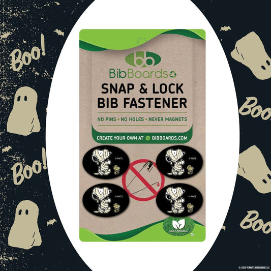 Snoopy Spooky Bib Snaps - Medal Dash