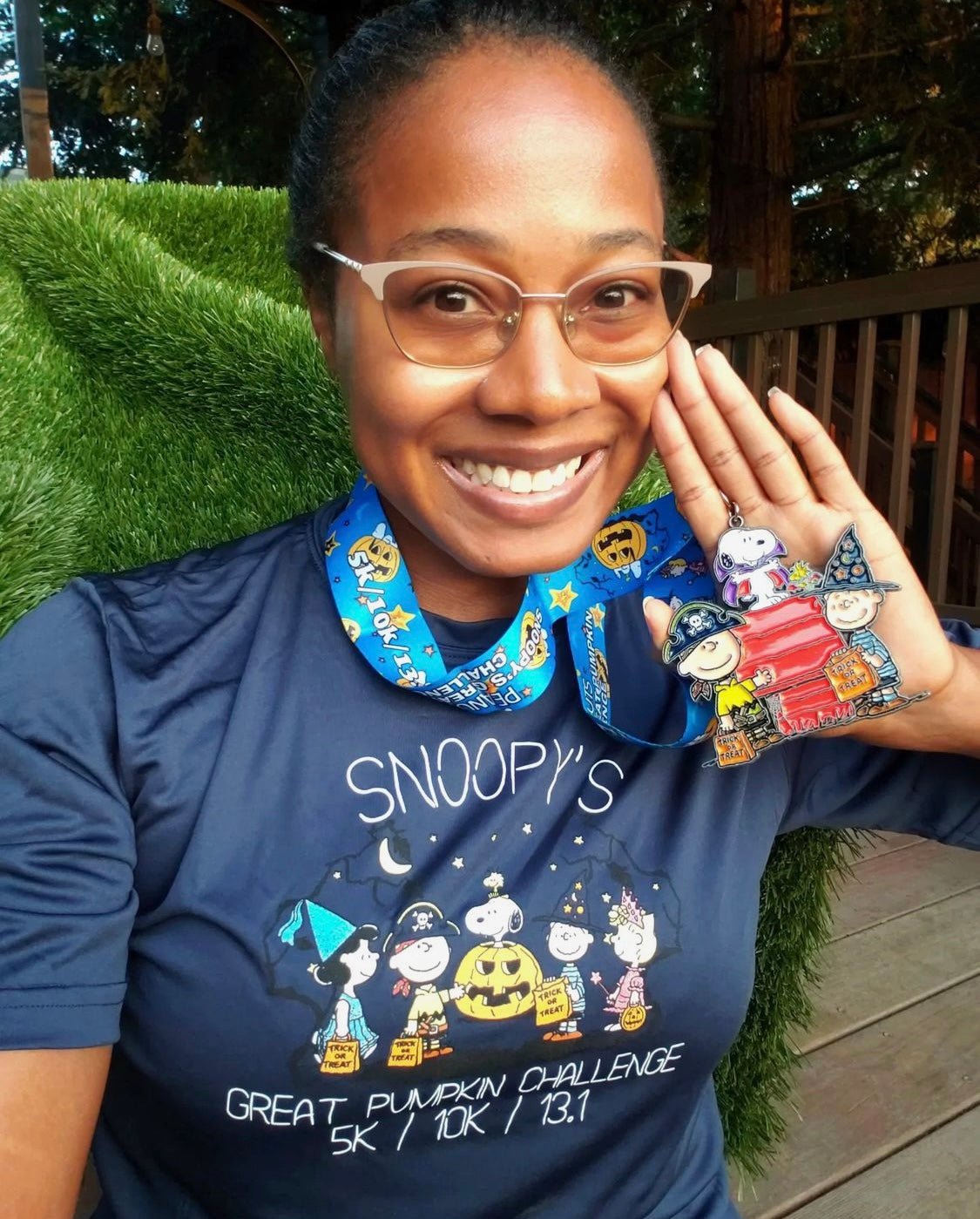 Snoopy's Great Pumpkin Challenge: Vol. #1 Finisher Medal-Medal Dash