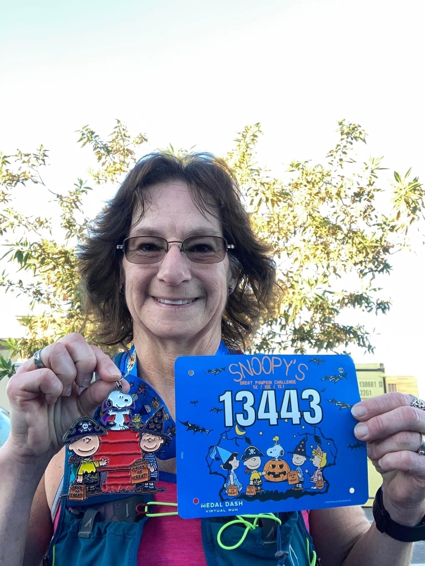 Snoopy's Great Pumpkin Challenge: Vol. #1 Finisher Medal-Medal Dash